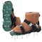Gardenised Lawn and Garden Aerator Spike Shoe With 3 Metal Buckle Straps, Green Spiked Sandal QI004603.GN - alternate 5